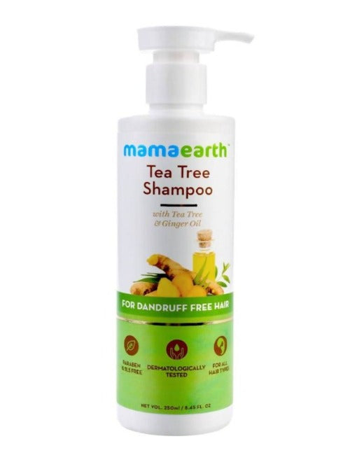 Mamaearth Tea Tree Anti Dandruff Shampoo For Dandruff Free Hair (250 ml)