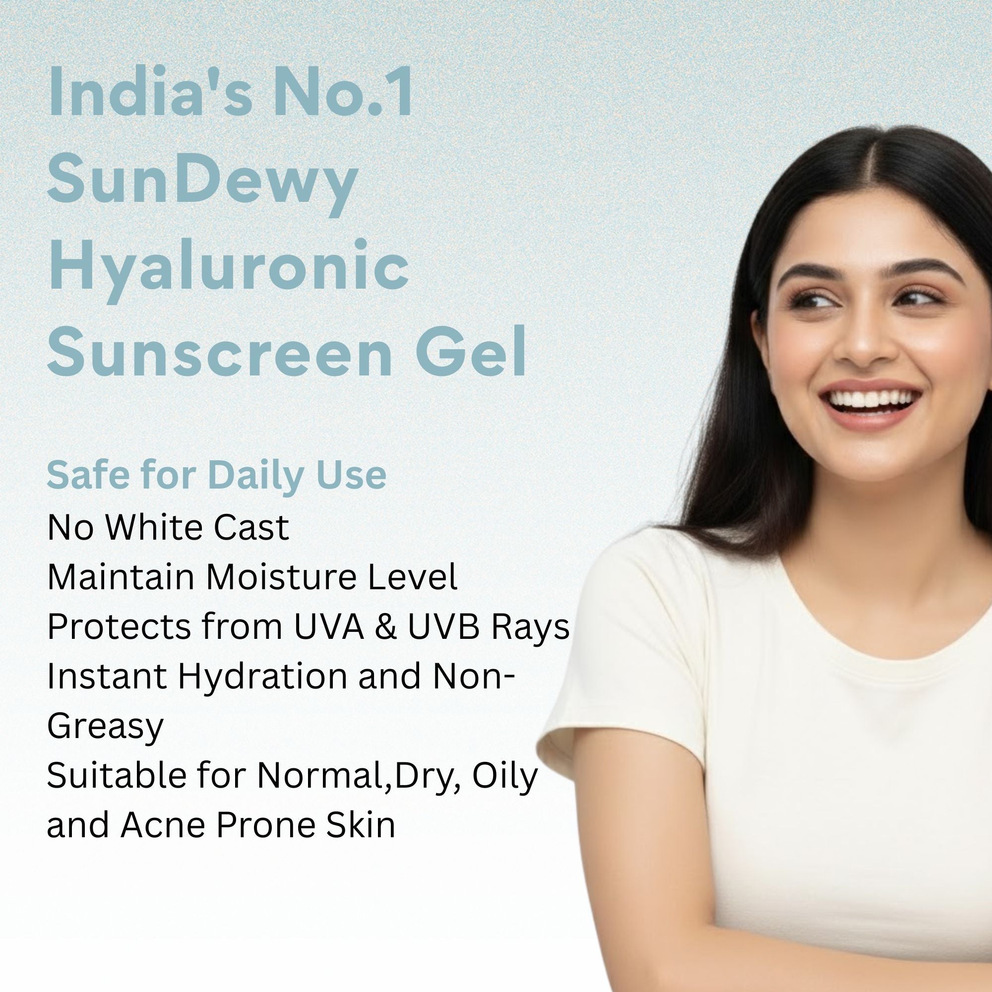 EOB SPF 50 PA+++ Mineral Sunscreen Gel