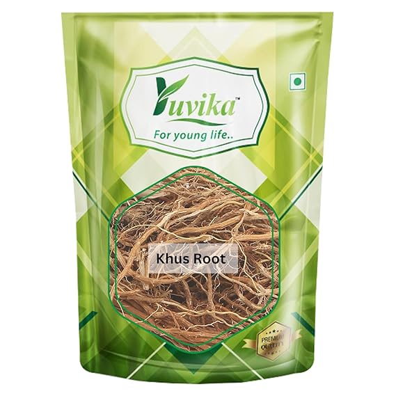 YUVIKA Khus Root - Vetiveria Zizanioides (100 Grams)