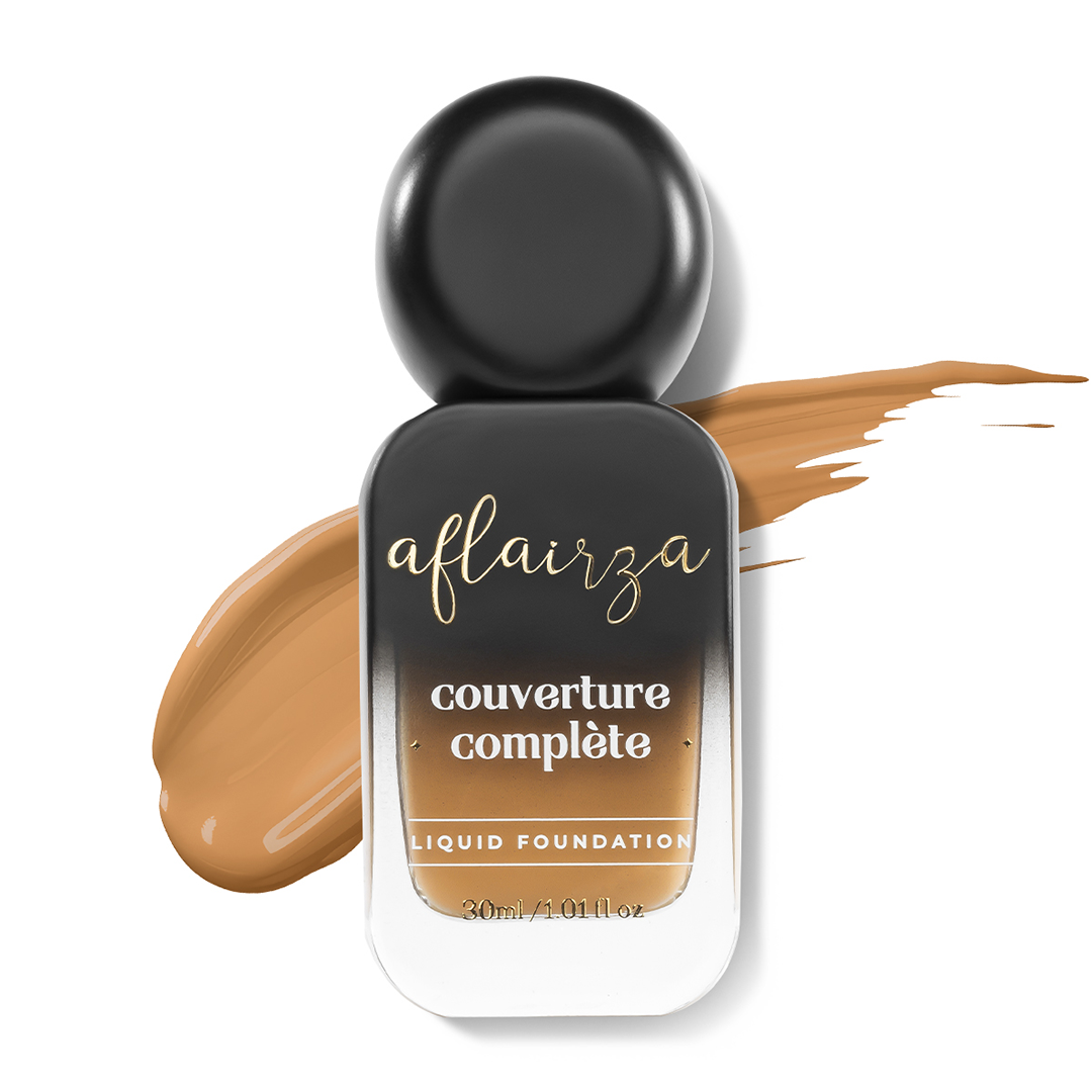 Aflairza Coverture Complete Liquid Foundation with 7 Shades for All Skin Tones