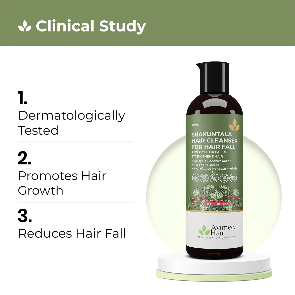 Avimee herbal Shakuntala Hair Fall Control Hair Cleanser