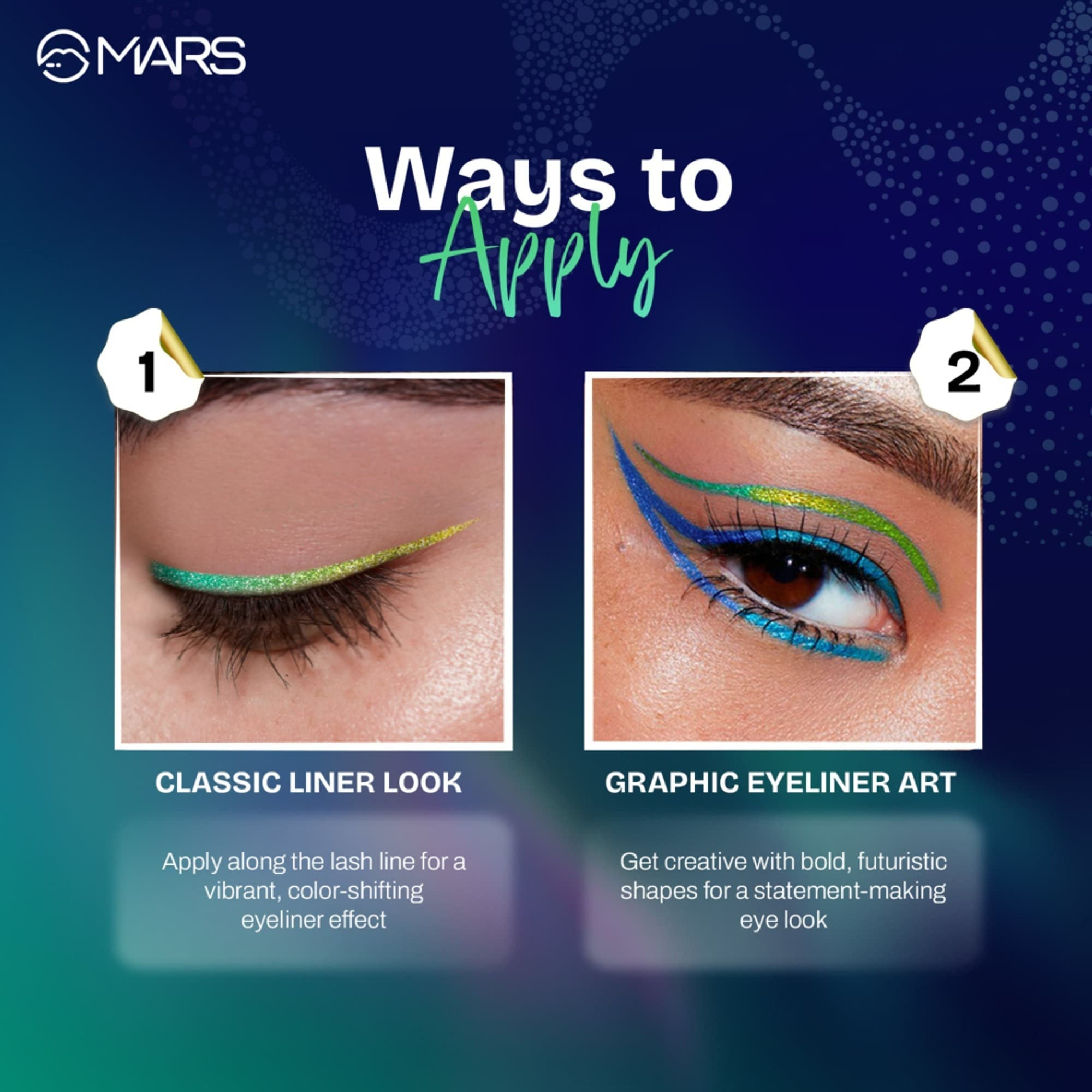 MARS Cosmetics Northern Lights Liquid Eyeliner - 03-Aurora Kiss