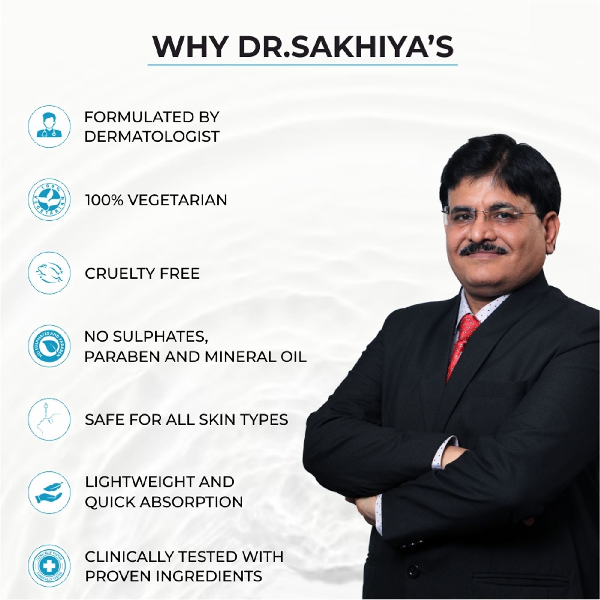 Dr.Sakhiya Ultra Hydrating Face Moisturizer Lightweight Daily Hydration for All Skin Types