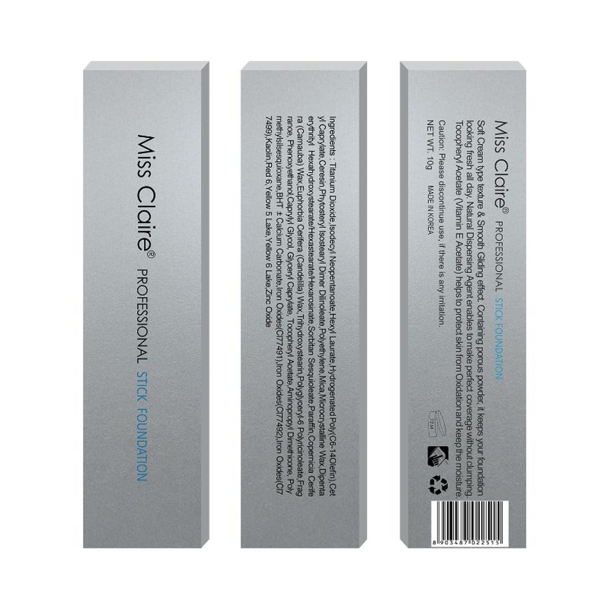 Miss Claire Prestige Stick Foundation - Fs22