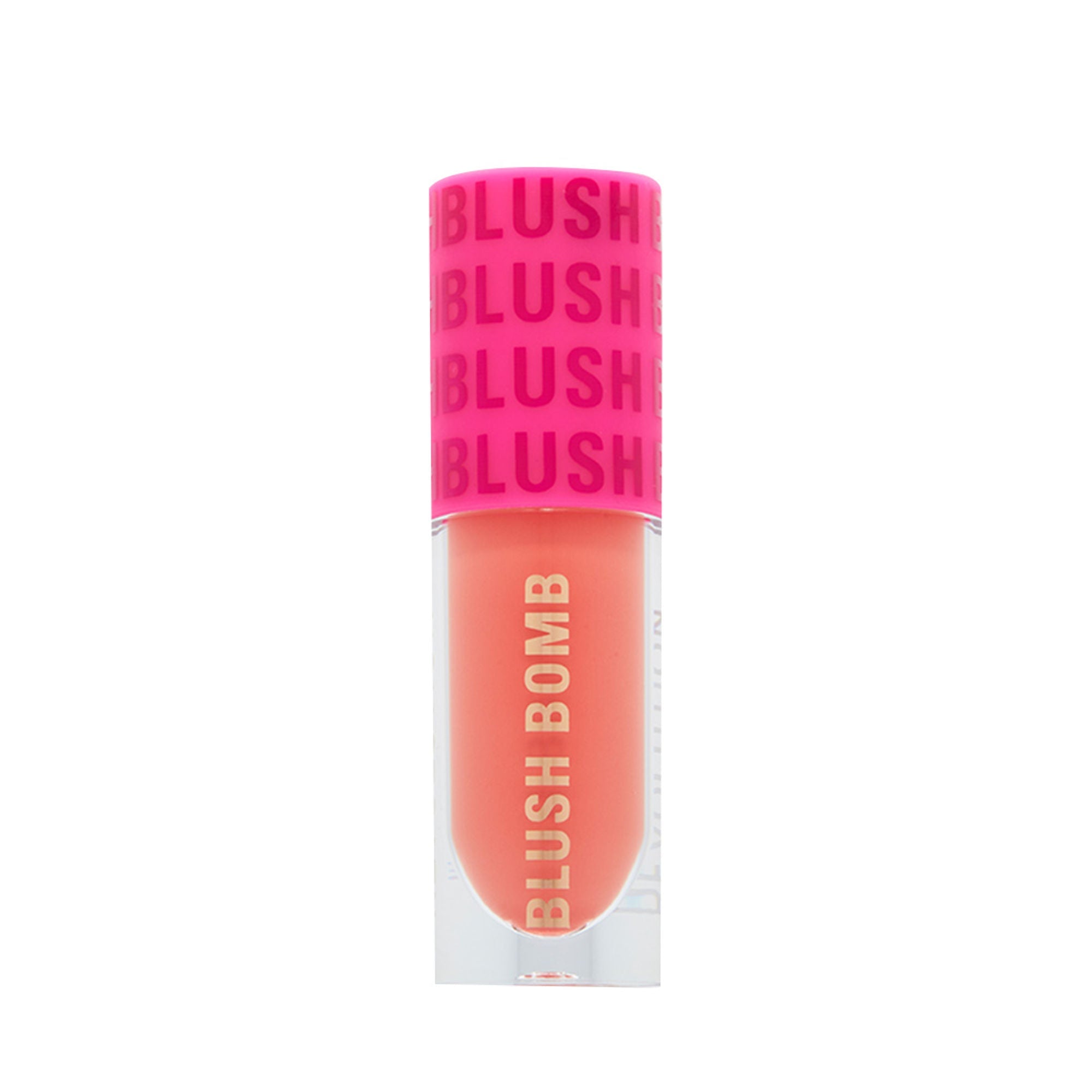 Makeup Revolution Bomb Cream Blusher-Lightweight Creamy Formula-Enriched With Vitamin E - Glam Orange