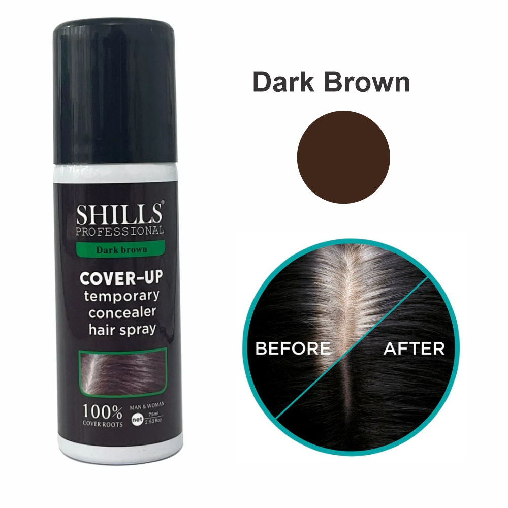 Shills Professional Touch-Up Hair Spray-Brown