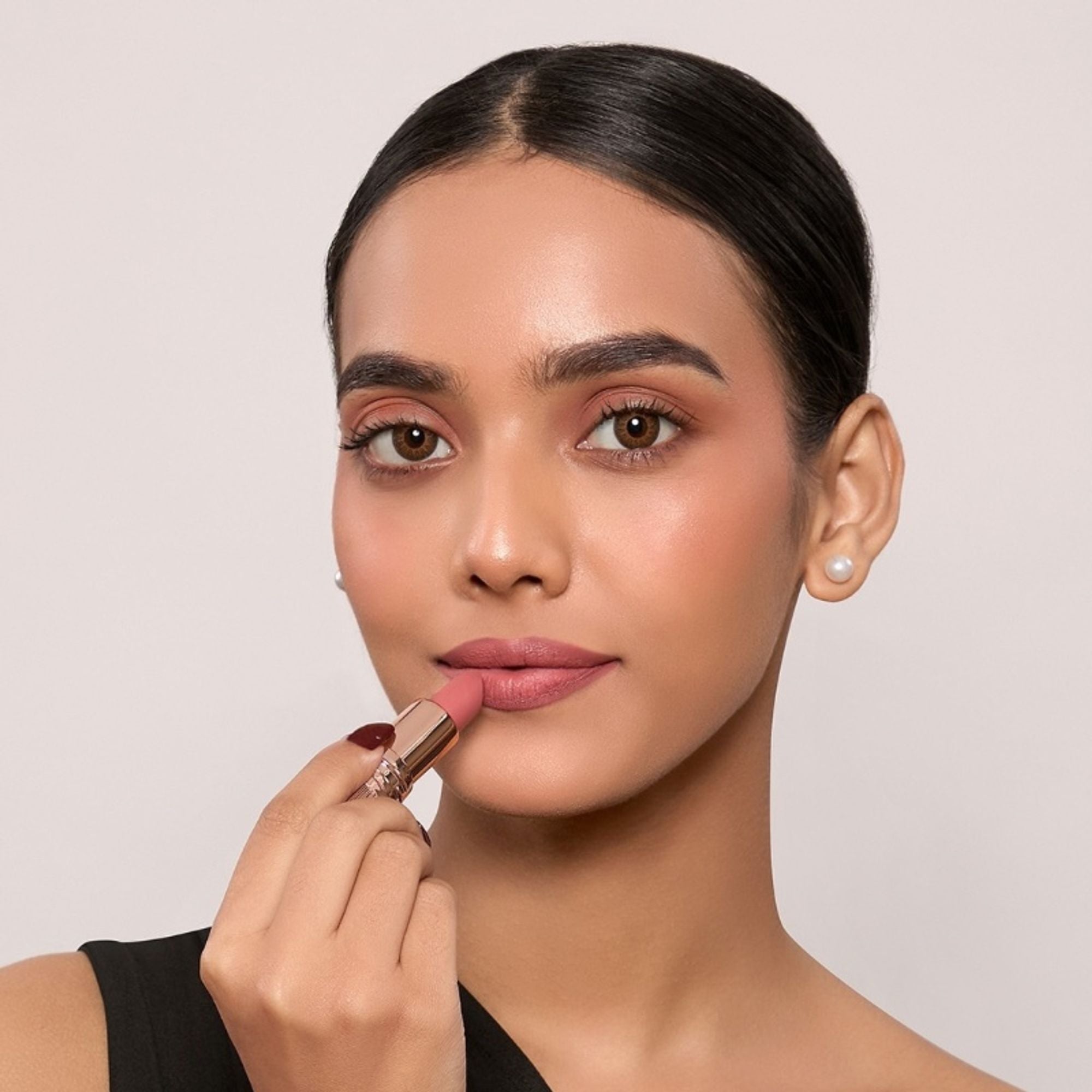 Europe Girl Silky Matte Lipstick - EG-06 Peachy Nude