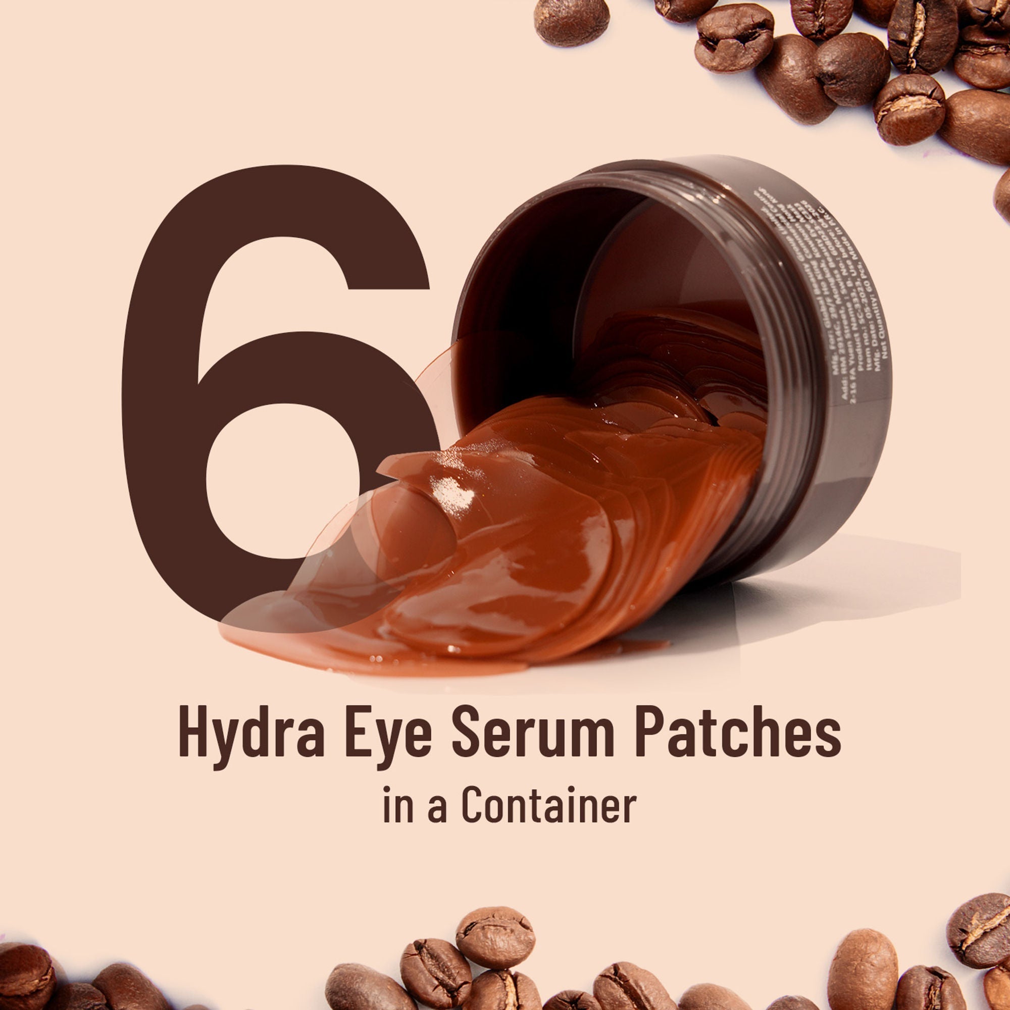 Swiss Beauty Hydra Eye Serum Patches For Dark Circles And Puffiness , Hydrate Skin - Coffee