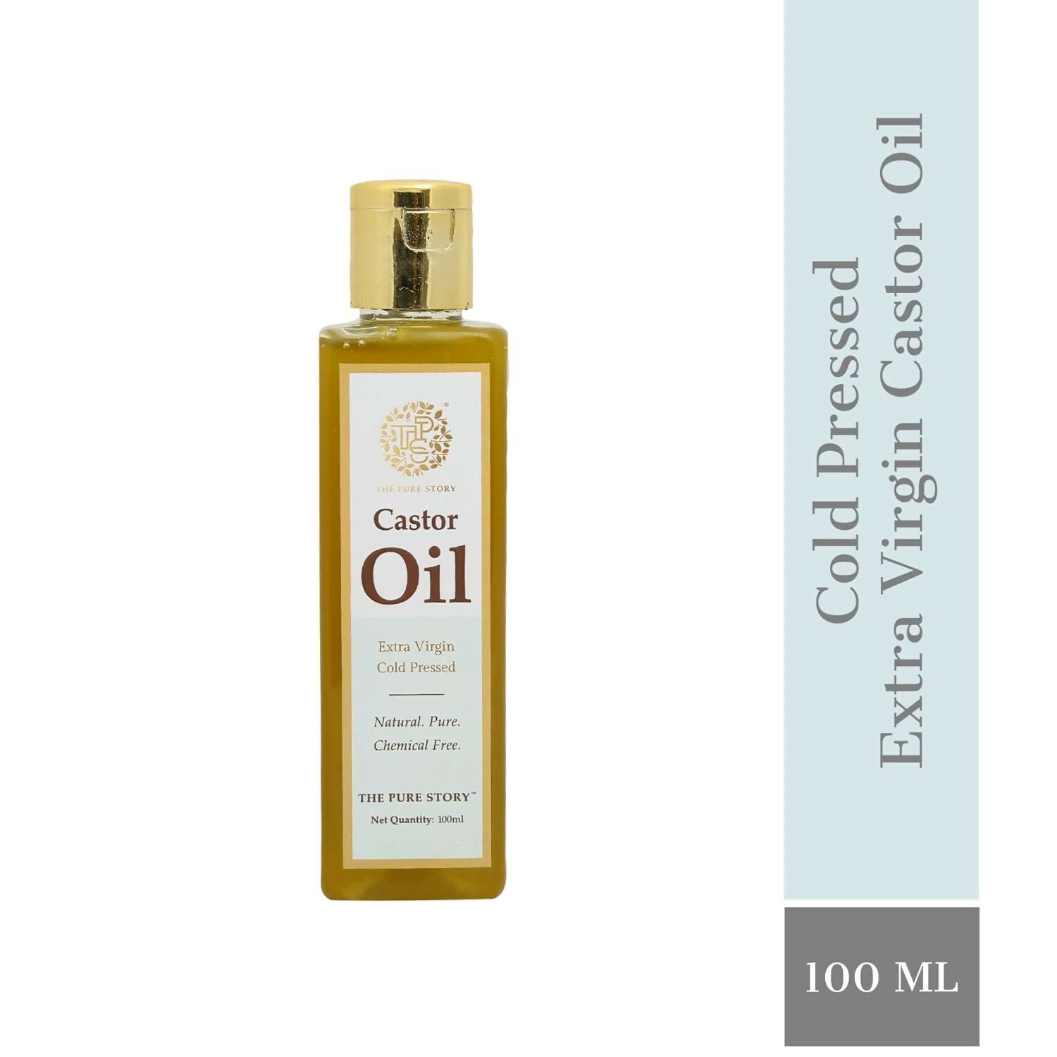 The Pure Story Natural Cold Pressed Castor Hair Oil