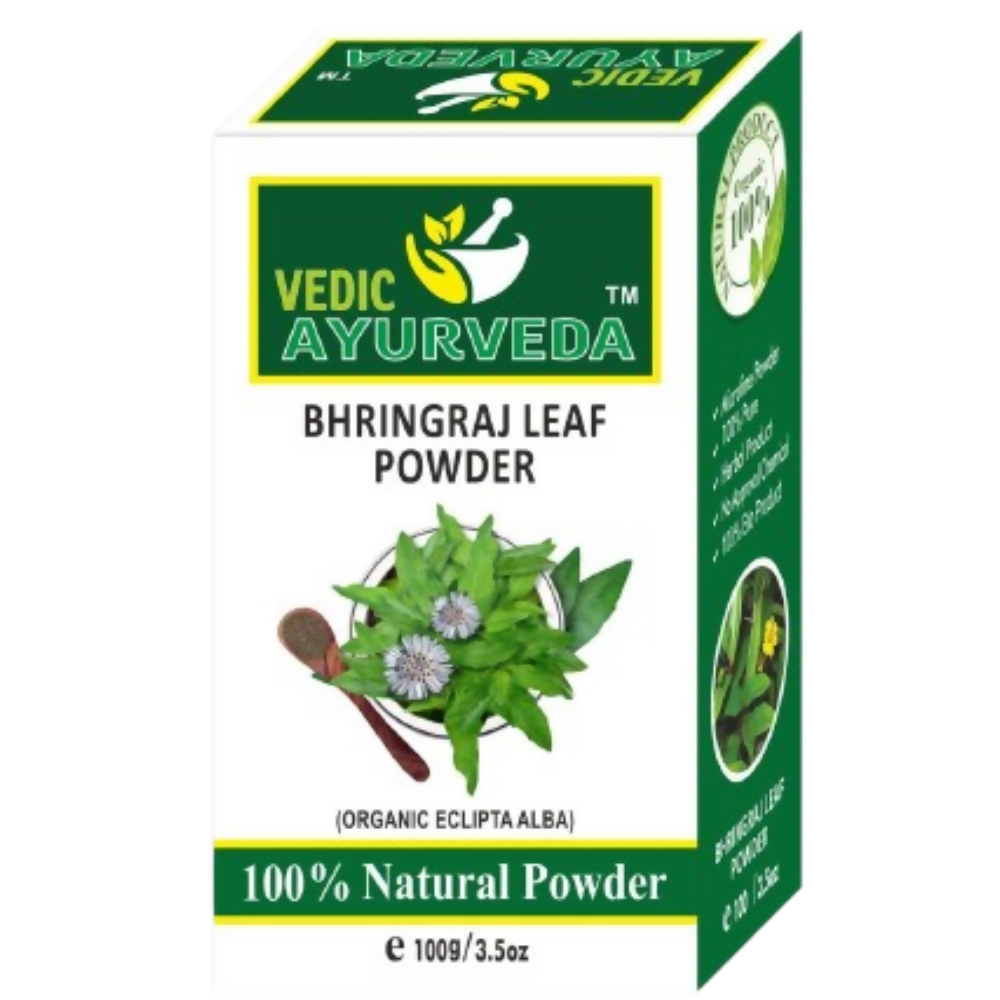 VedicAyurveda Bhringraj Leaf Powder and Hibiscus Powder