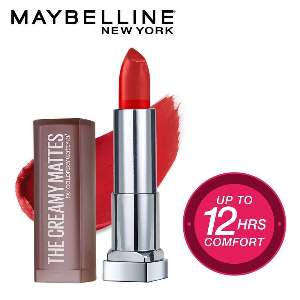Maybelline New York Color Sensational Creamy Matte Lipstick / 640 Red Liberation