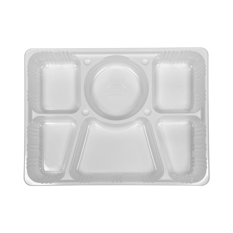 6 Compartment Plastic Tray
