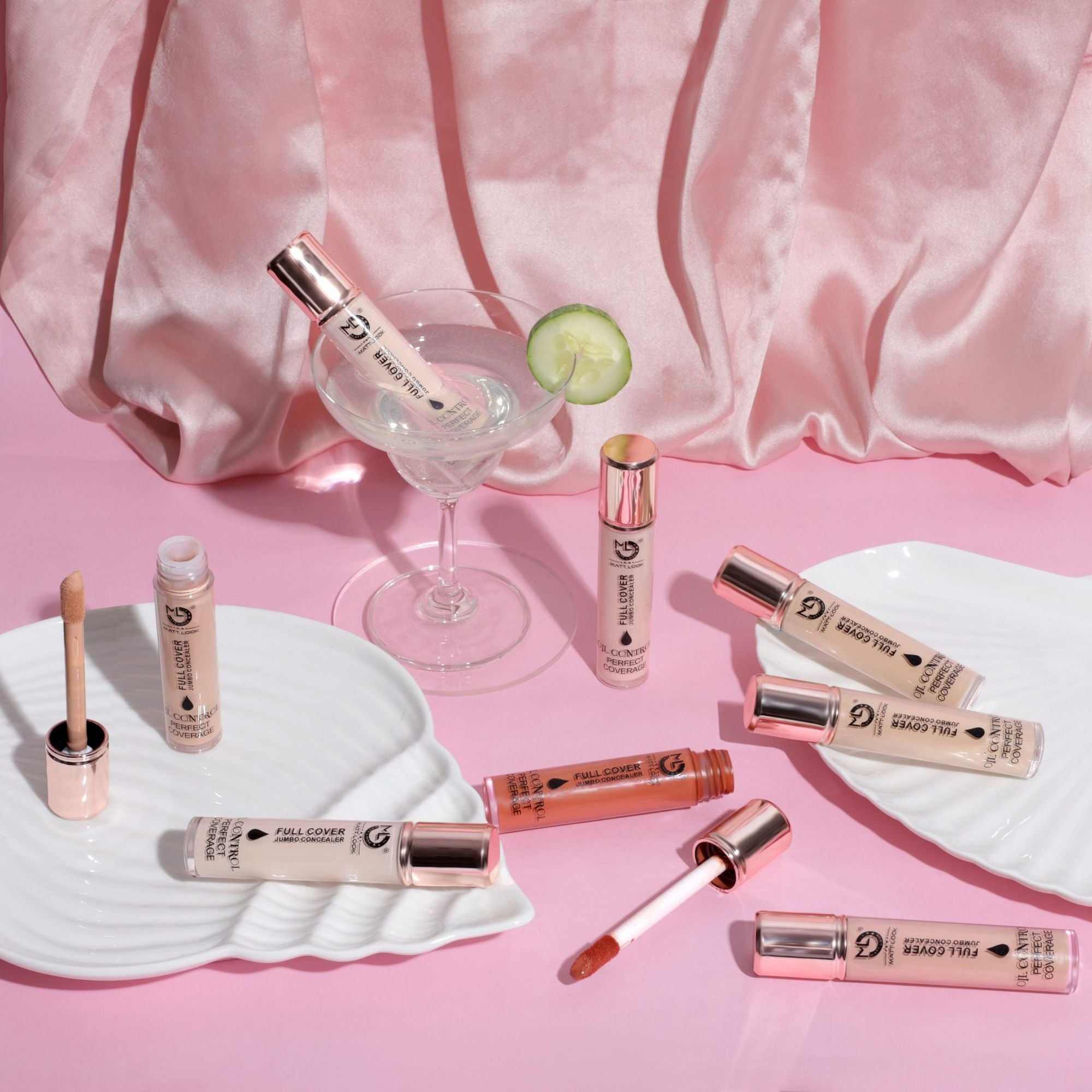Matt Look Full Cover Jumbo Oil Control Perfect Coverage Concealer - Orange Corrector