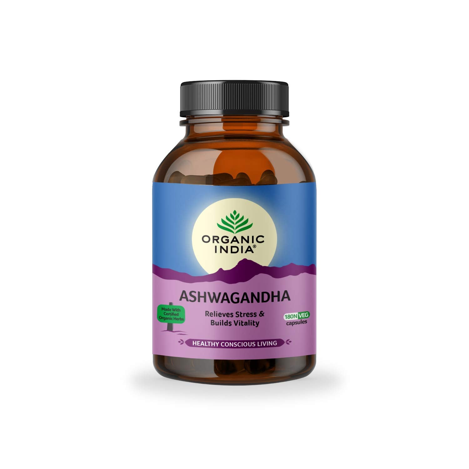 Organic India Ashwagandha 180 Capsules