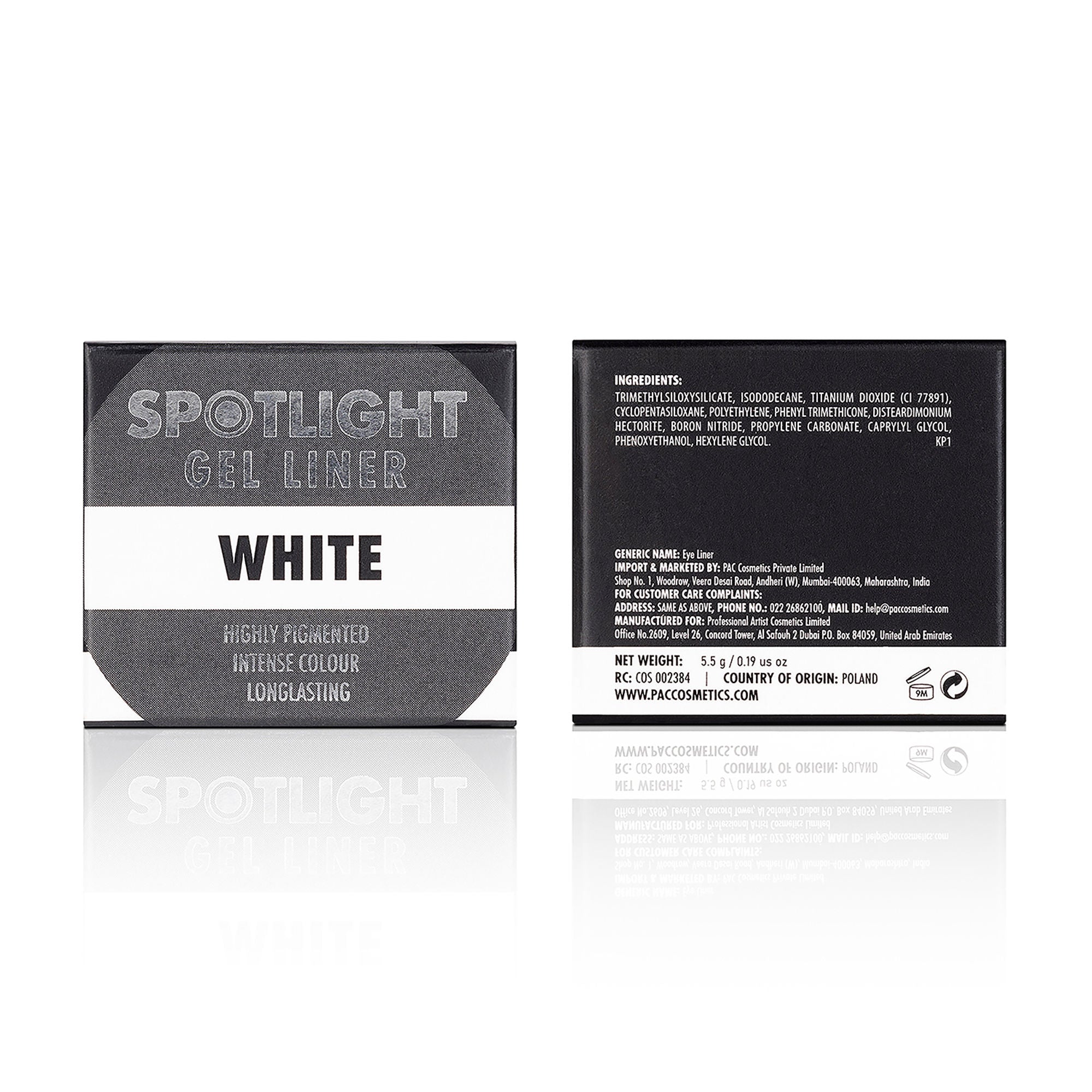 PAC Studio Spotlight Gel Liner - White