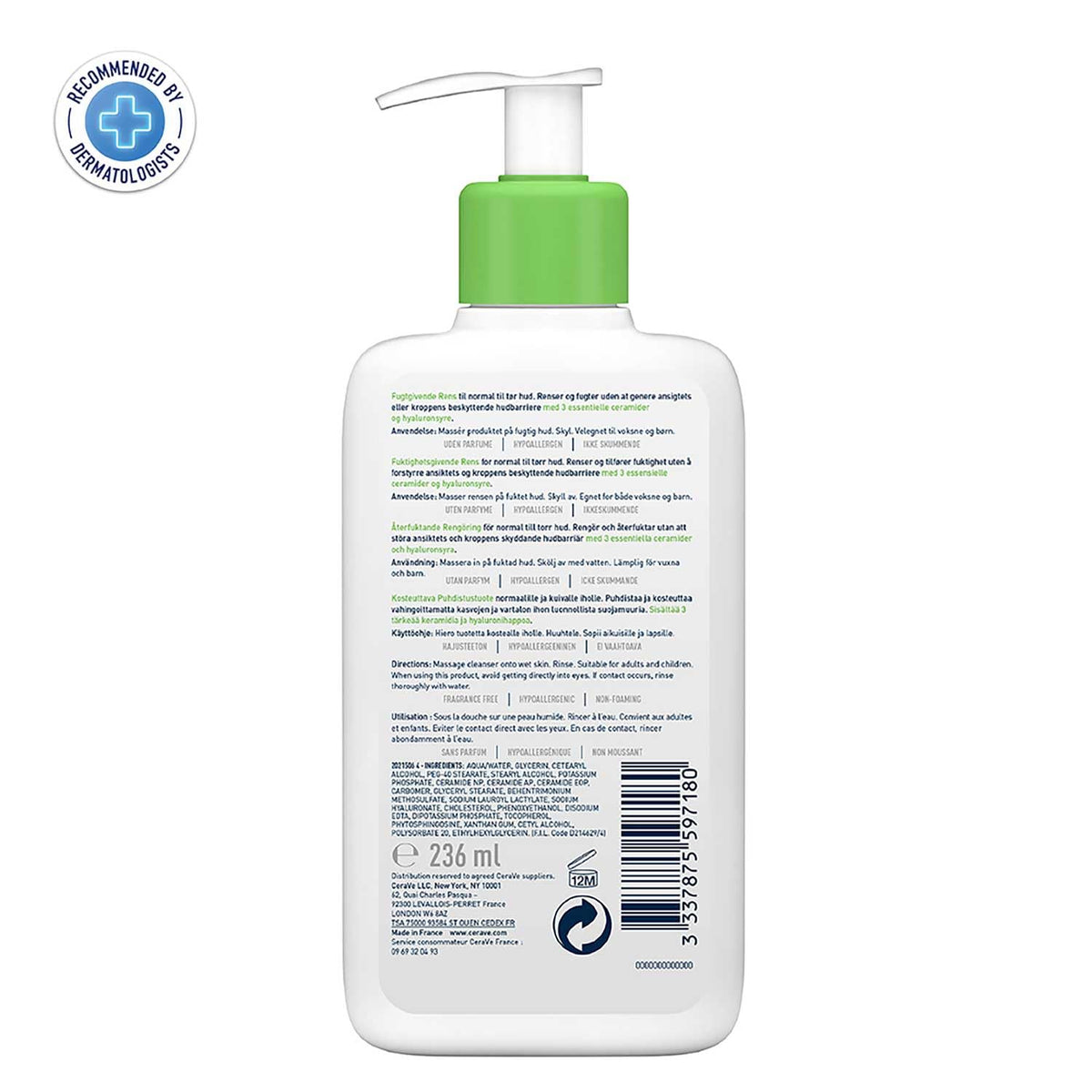 Cerave Hydrating Cleanser for Normal to Dry Skin