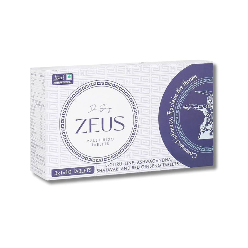 Dr. Snug Zeus Natural Testosterone Supplement for Men - Ashwagandha, Red Ginseng, Shatavari - Boosts Stamina, Energy, & Vitality