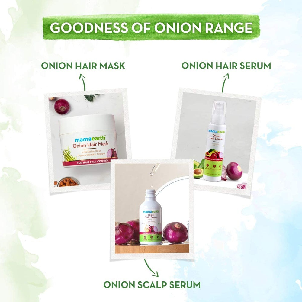 Mamaearth Onion Anti-Hair Fall Spa Kit - Combo Pack