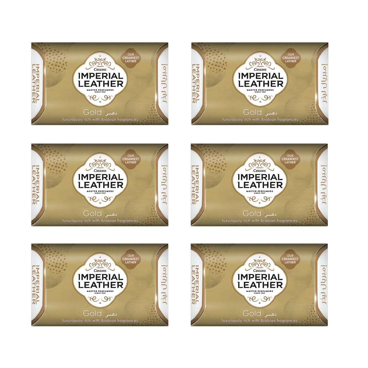 Cussons Imperial Leather Gold Soap Luxuriously Rich With Arabian Fragrances
