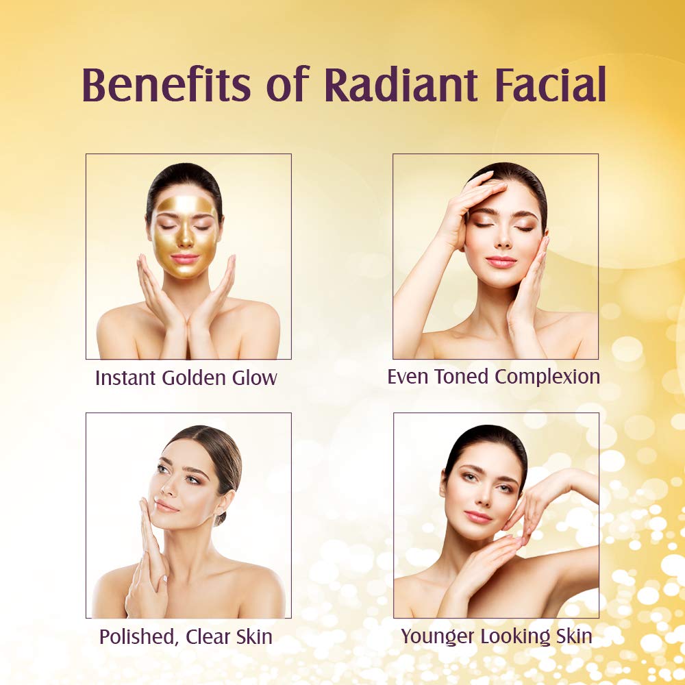 Lotus Herbals Radiant Gold Cellular Glow Facial Kit 37 grams