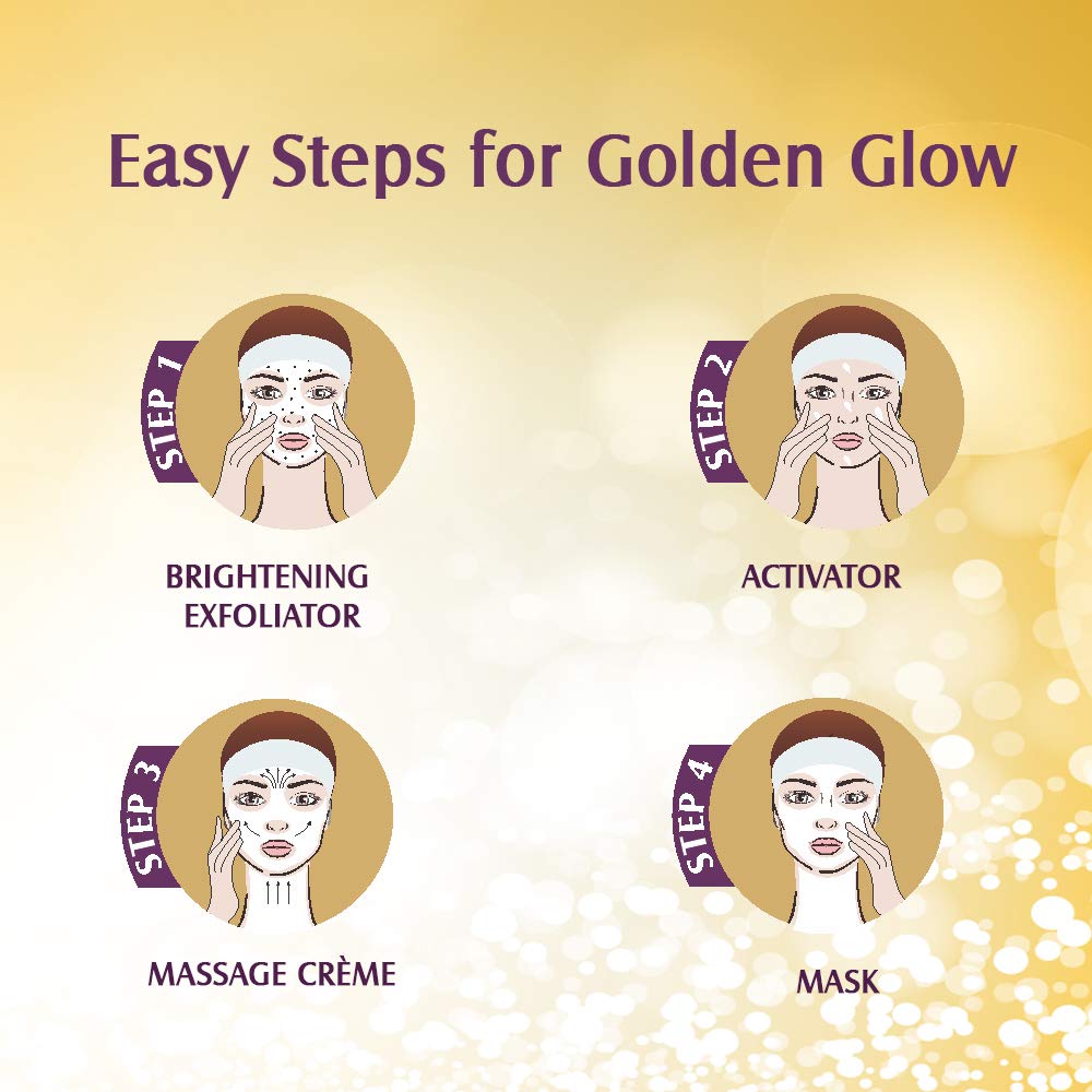 Lotus Herbals Radiant Gold Cellular Glow Facial Kit 37 grams