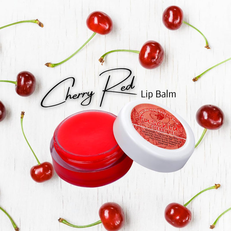 Fuschia Cherry Red Lip Balm