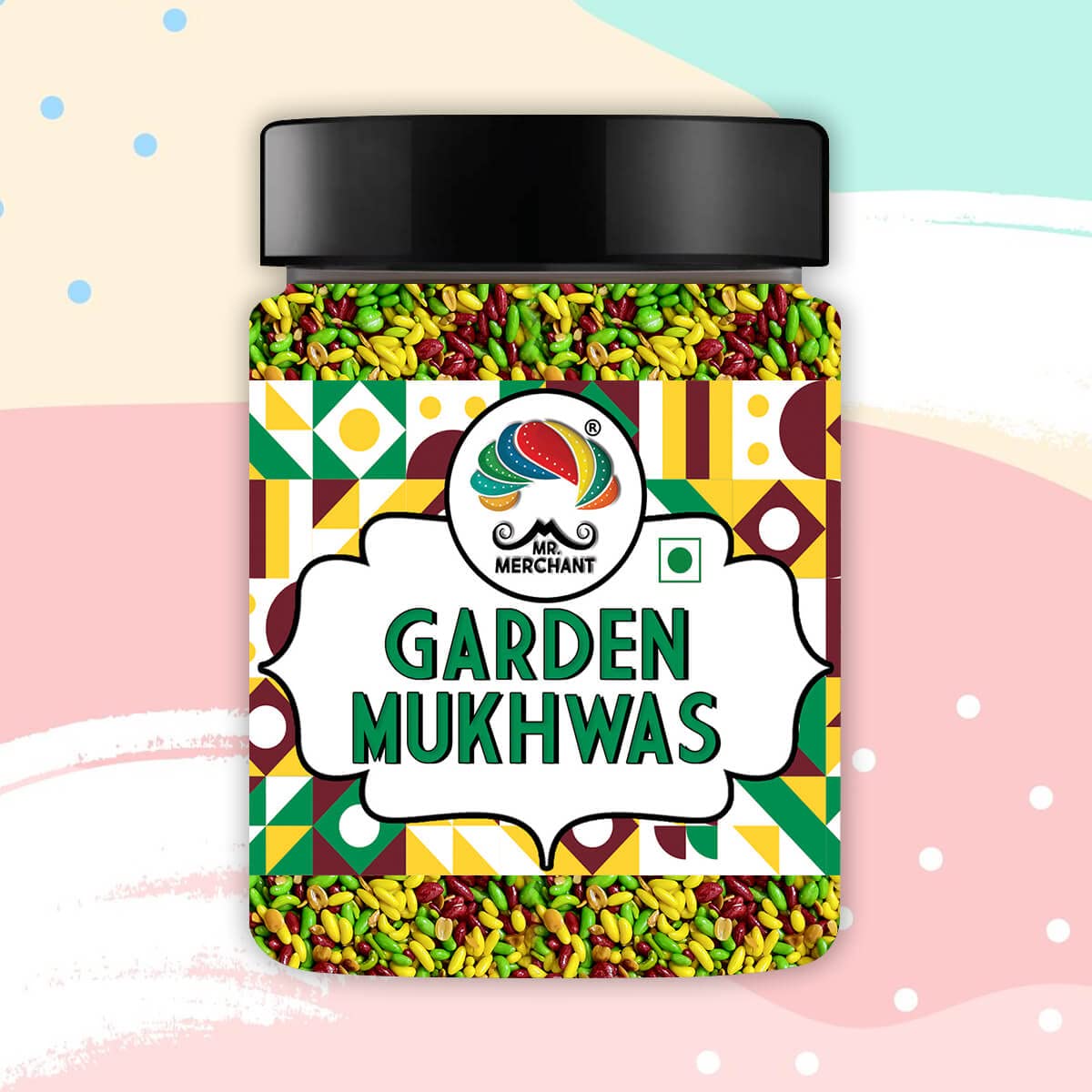 Mr. Merchant Garden Mukhwas, Mouth Freshener Mukhwas Mix (Pack of 1 (300g Jar Pack))