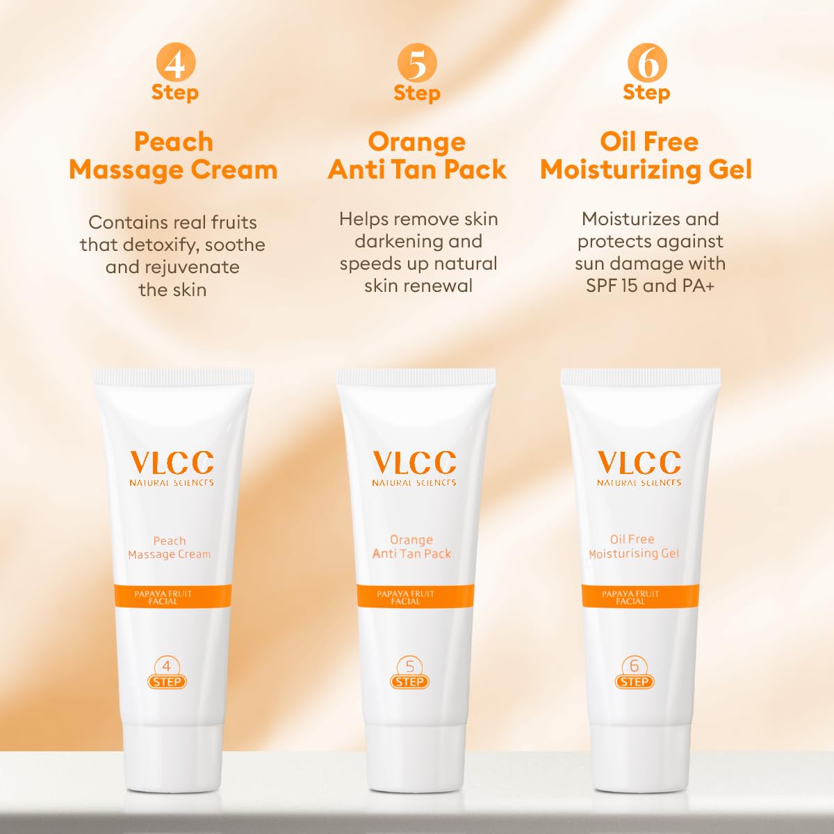 VLCC Papaya Fruit Facial Kit, 60g
