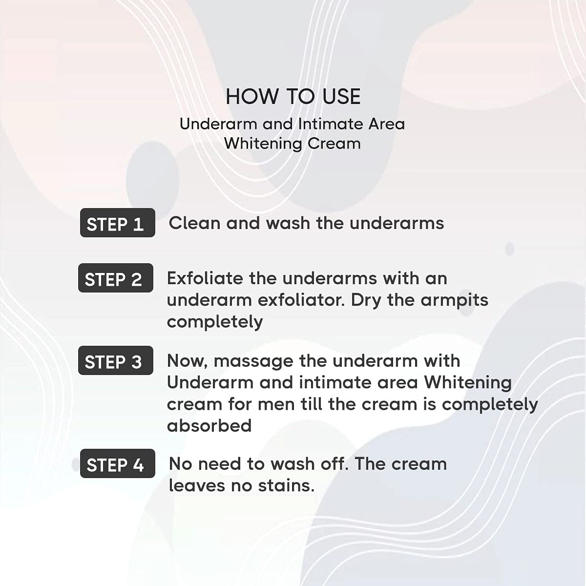 SANCTUS Underarm & Intimate Area Whitening Cream For Men