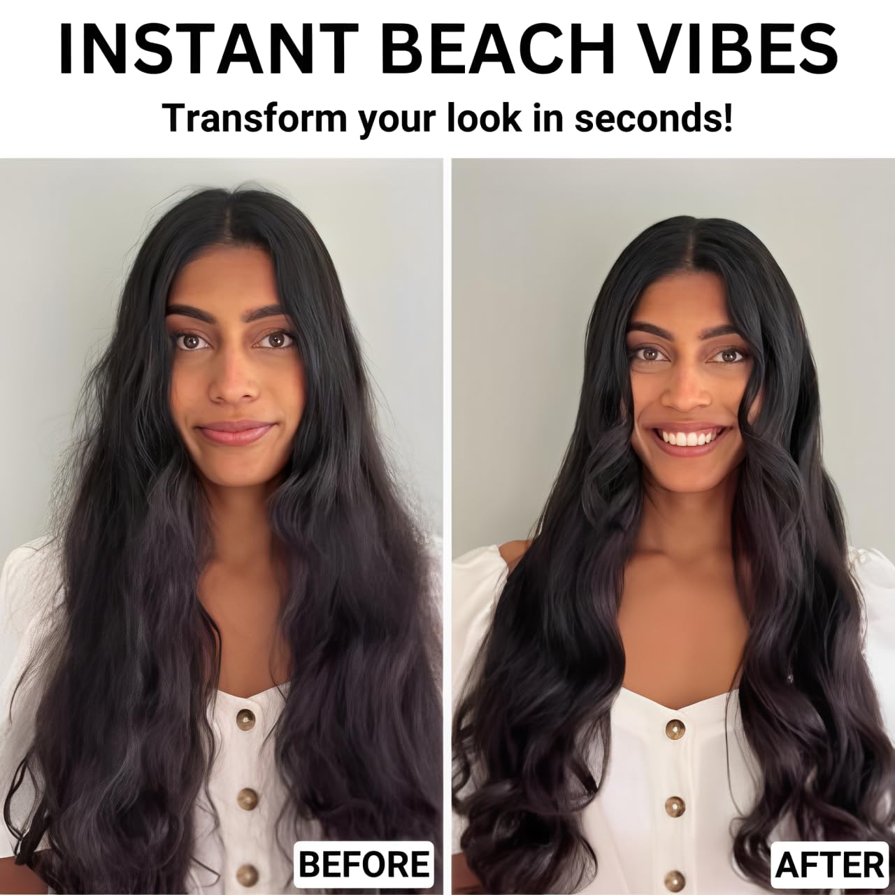 Samisha Sea Salt Spray For Hair Volume, Texture, Smooth Hair & Hair Styling