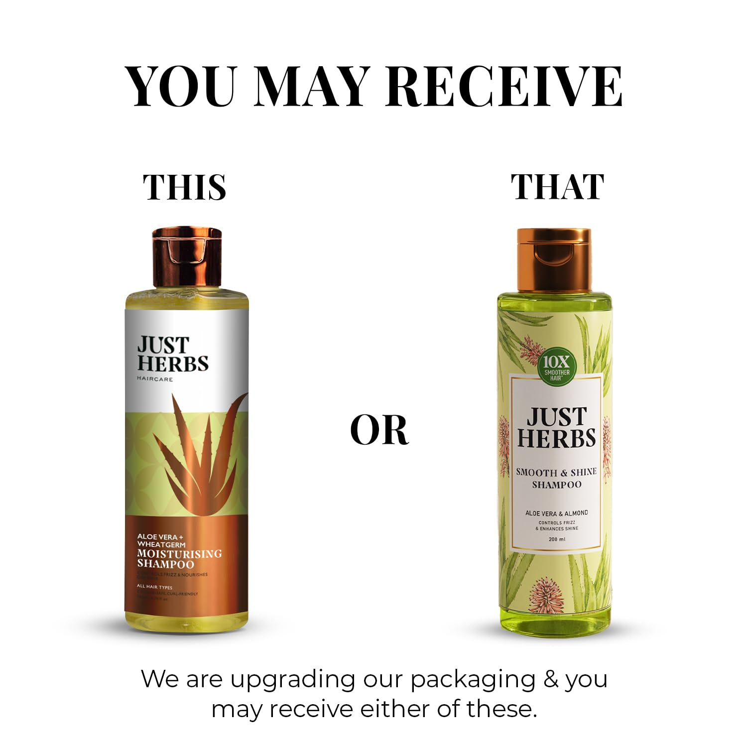 Just Herbs Silky Strength Aloevera-Wheatgerm Moisturising Shampoo