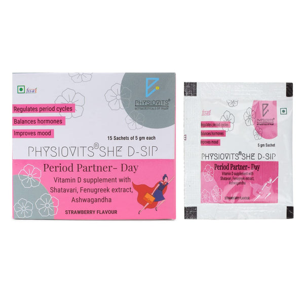 Physiovits She D-Sip Period Partner (Day) sachet