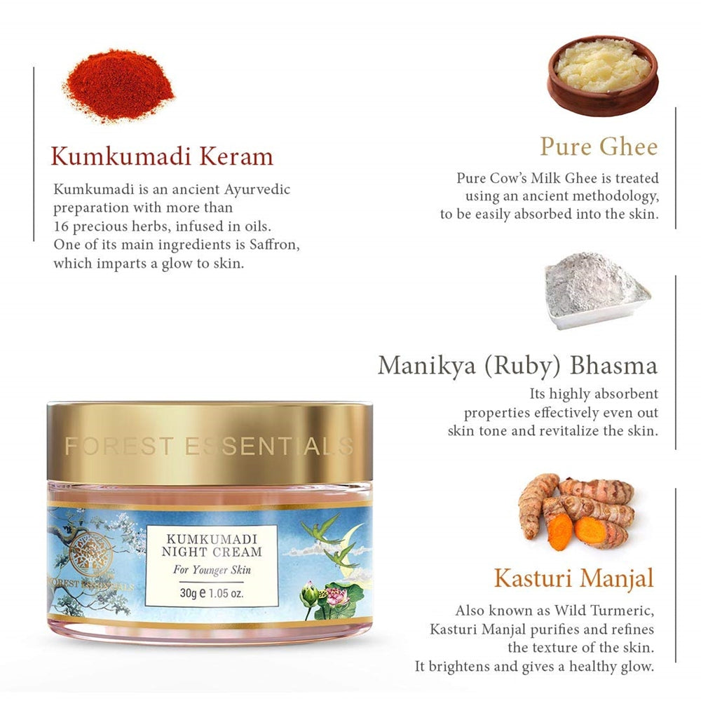 Forest Essentials Kumkumadi Ayurvedic Night Cream