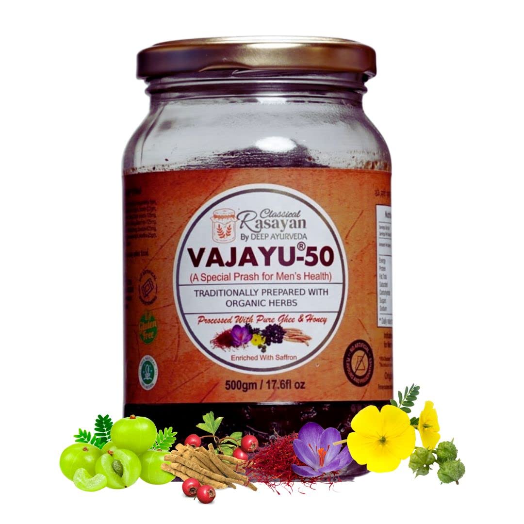 Deep Ayurveda Vajayu 50 Prash For Men's Health