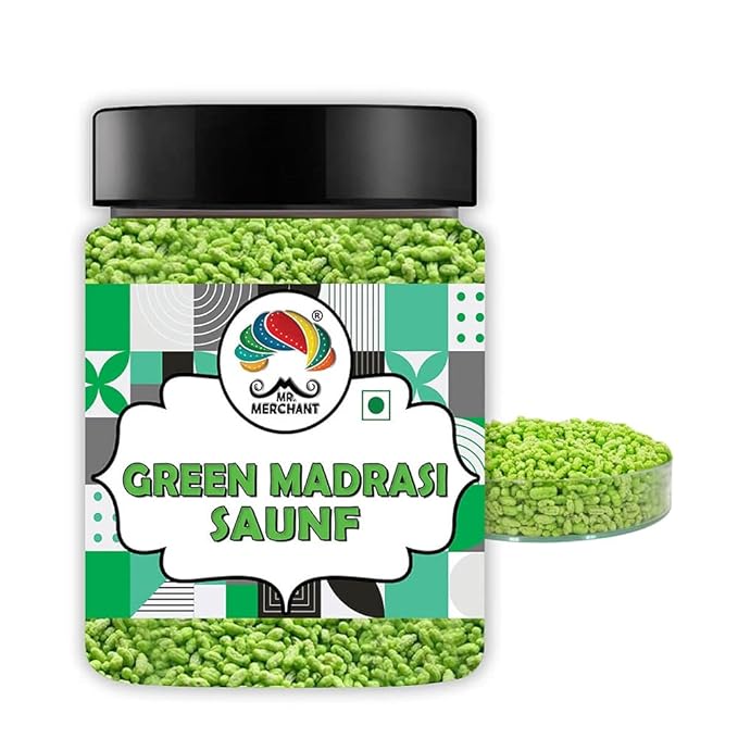 Mr. Merchant Green Madrasi Saunf Mukhwas Mouth Freshener Mix, 300g
