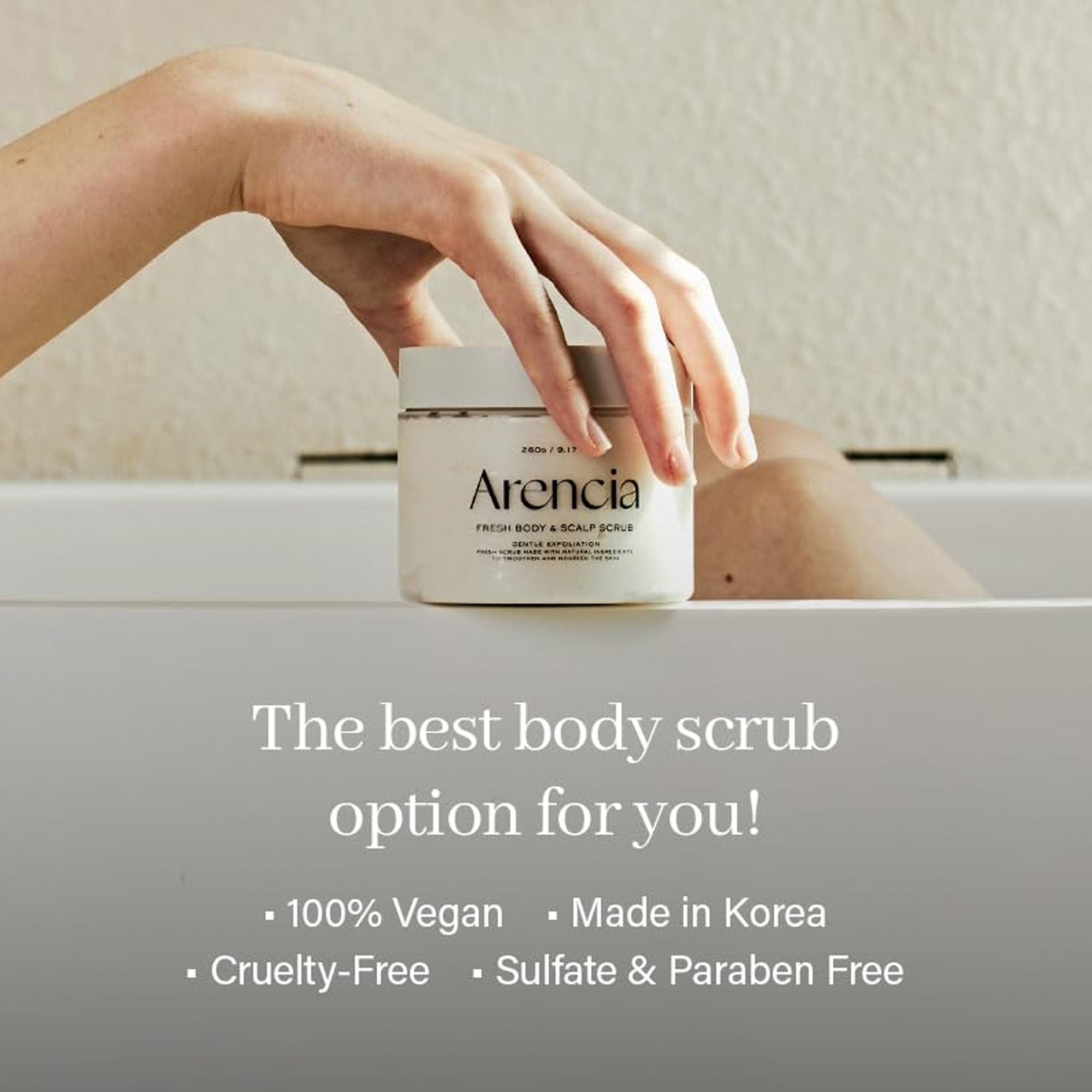 Arencia French Mint & Lily Fresh Cloud Body & Scalp Scrub