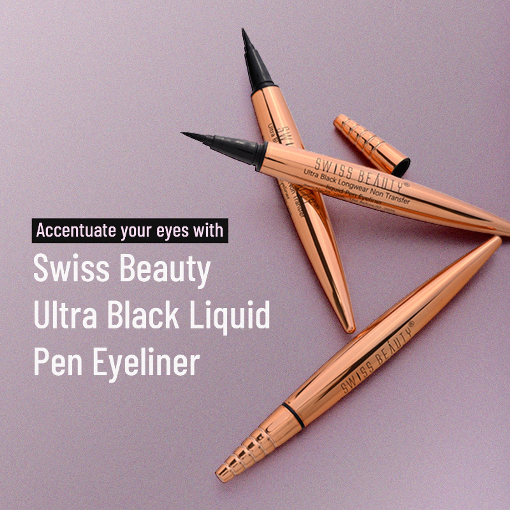 Swiss Beauty Liquid Pen Eyeliner - Black