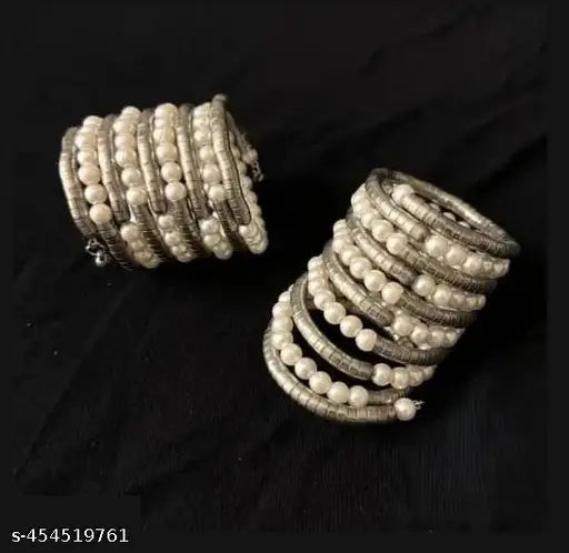 WOMENS LATEST SPIRAL PEARL BRACELET  THZ065