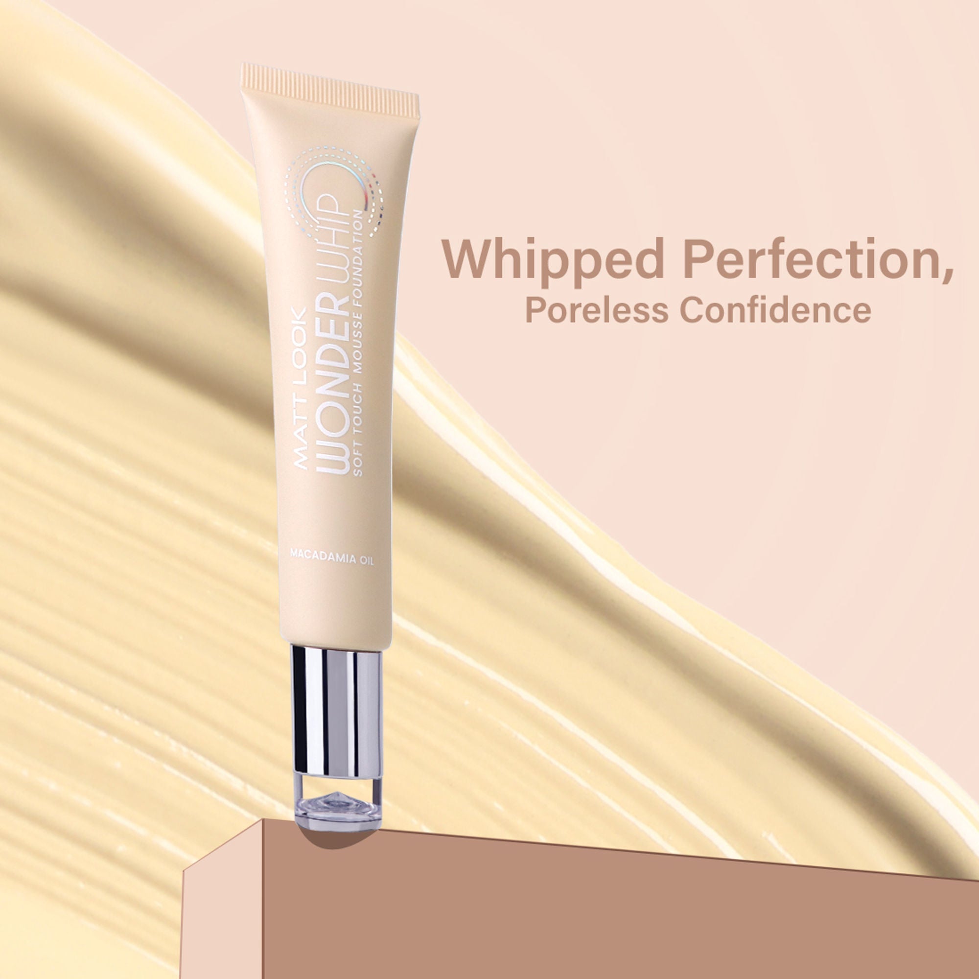 Matt Look Wonder Whip Soft Touch Mousse Foundation - Beige