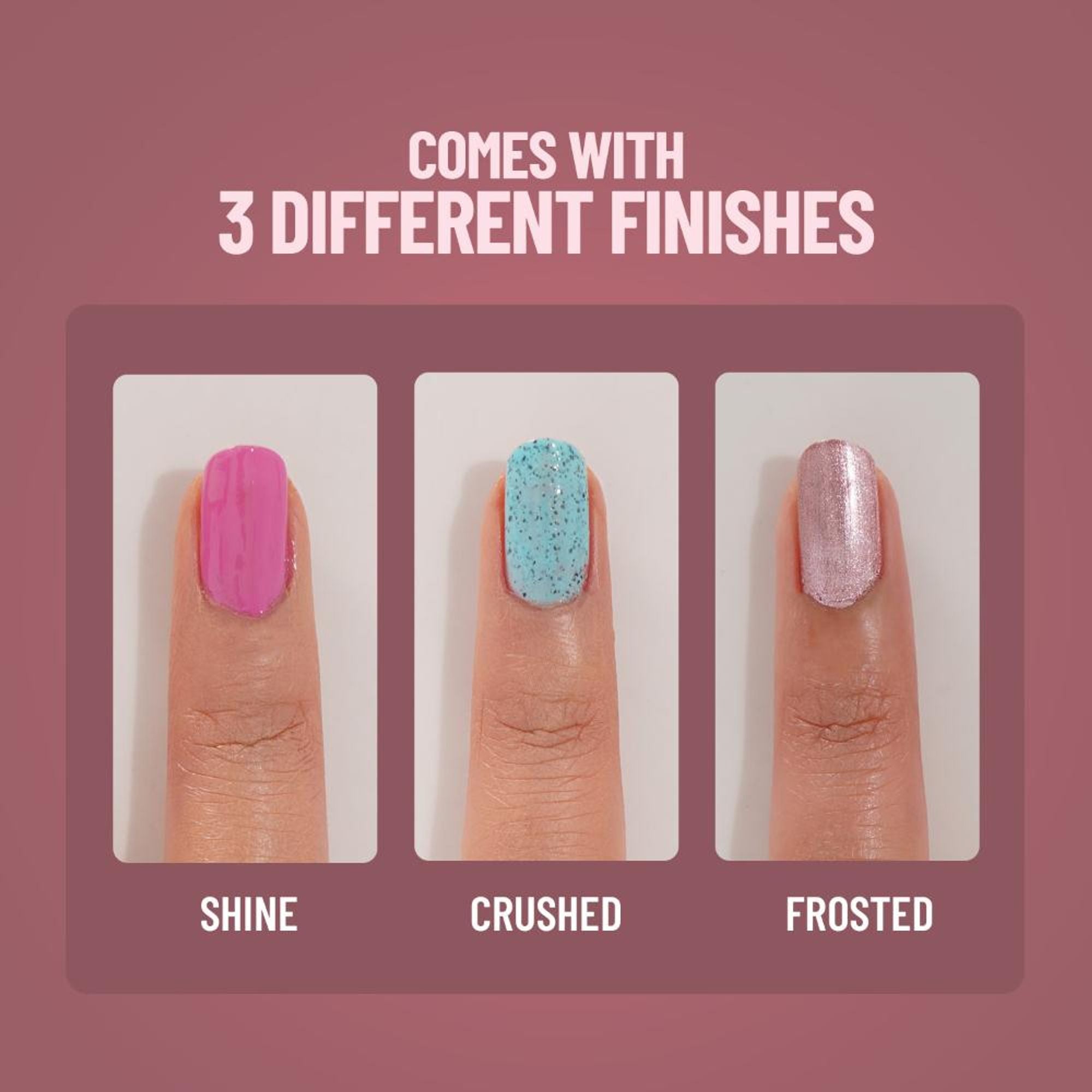 Swiss Beauty Slay Nail Color With Ultra Shine Formulation - 706 Glitter Copper
