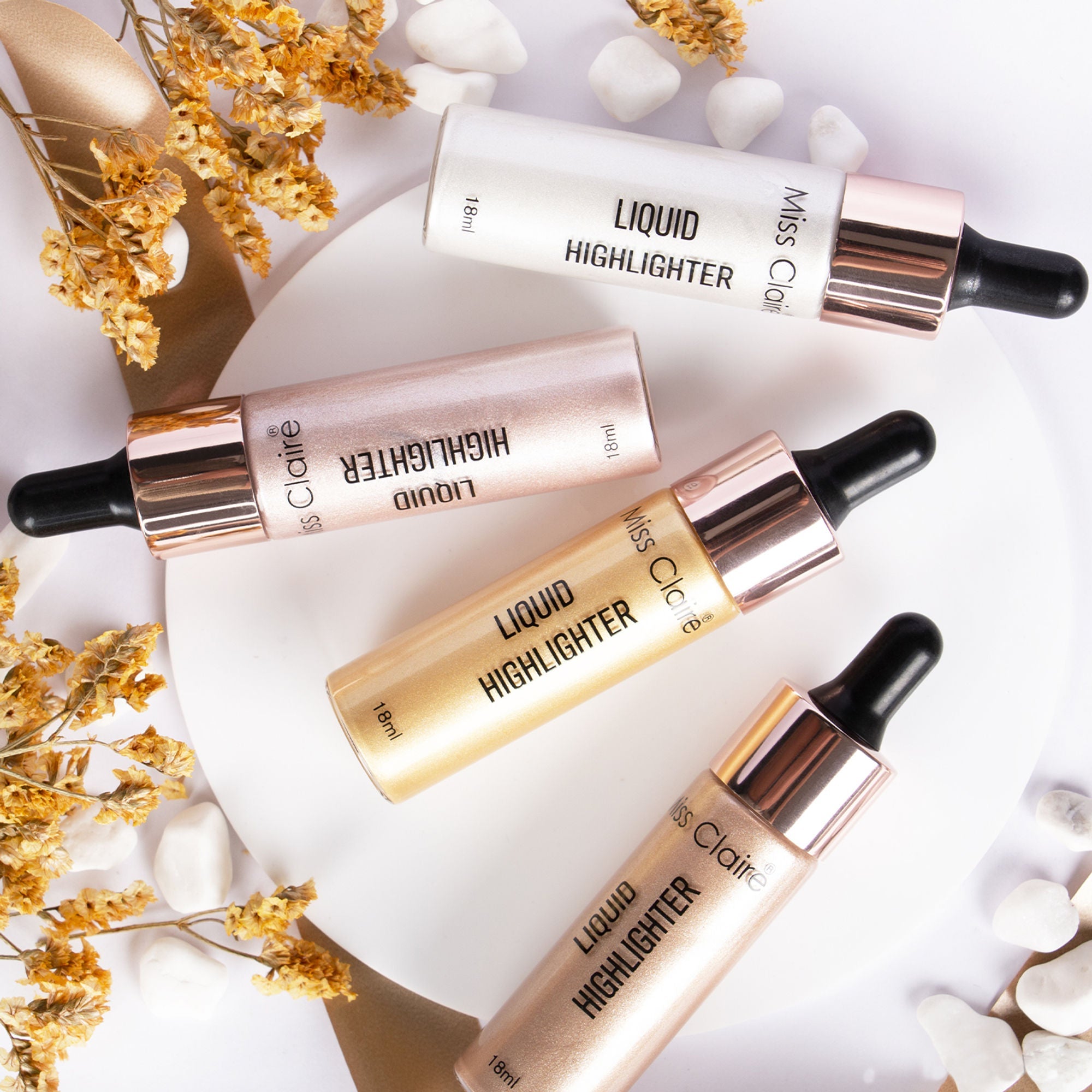 Miss Claire Liquid Highlighter - Lustre Gold