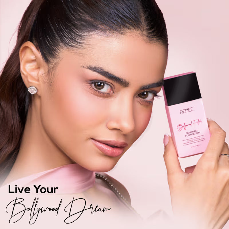 RENEE Bollywood Filter Blurring Matte Finish Liquid Foundation - Hazel Hush