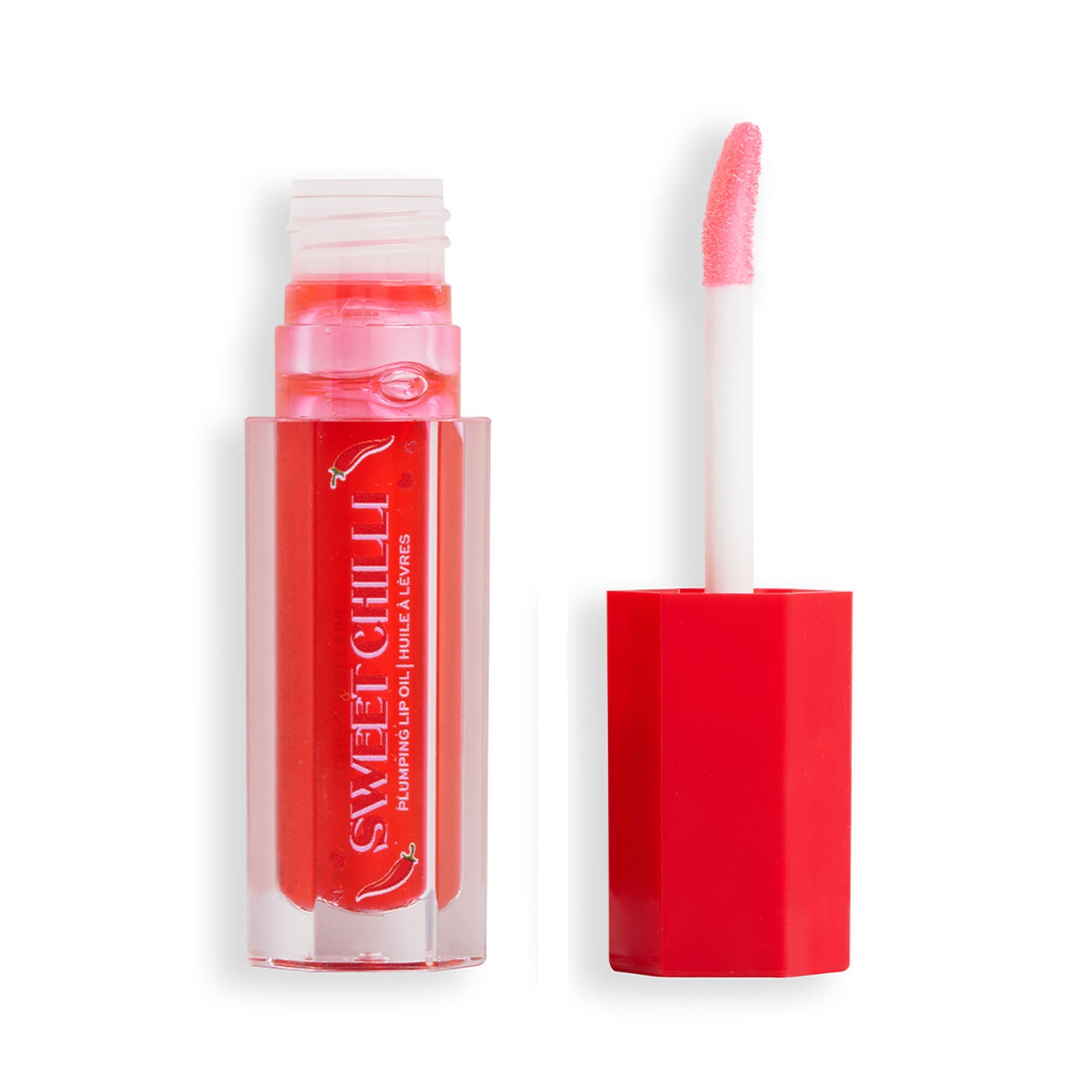 Makeup Revolution Heart Revolution Sweet Chilli Plumping Lip Oil - Red