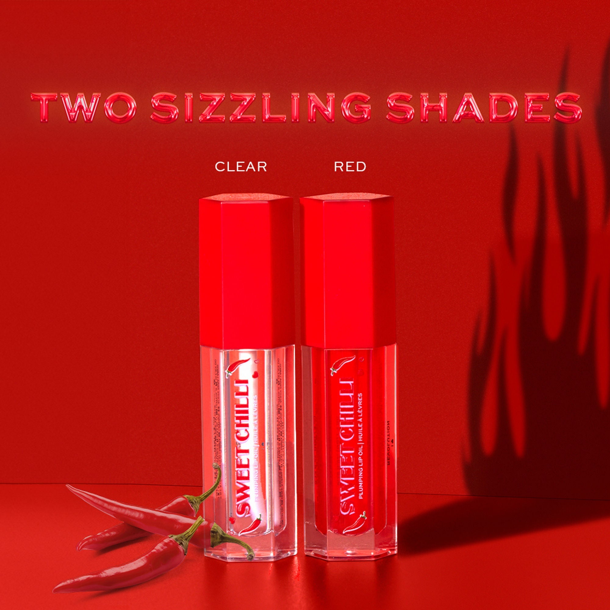 Makeup Revolution Heart Revolution Sweet Chilli Plumping Lip Oil - Clear