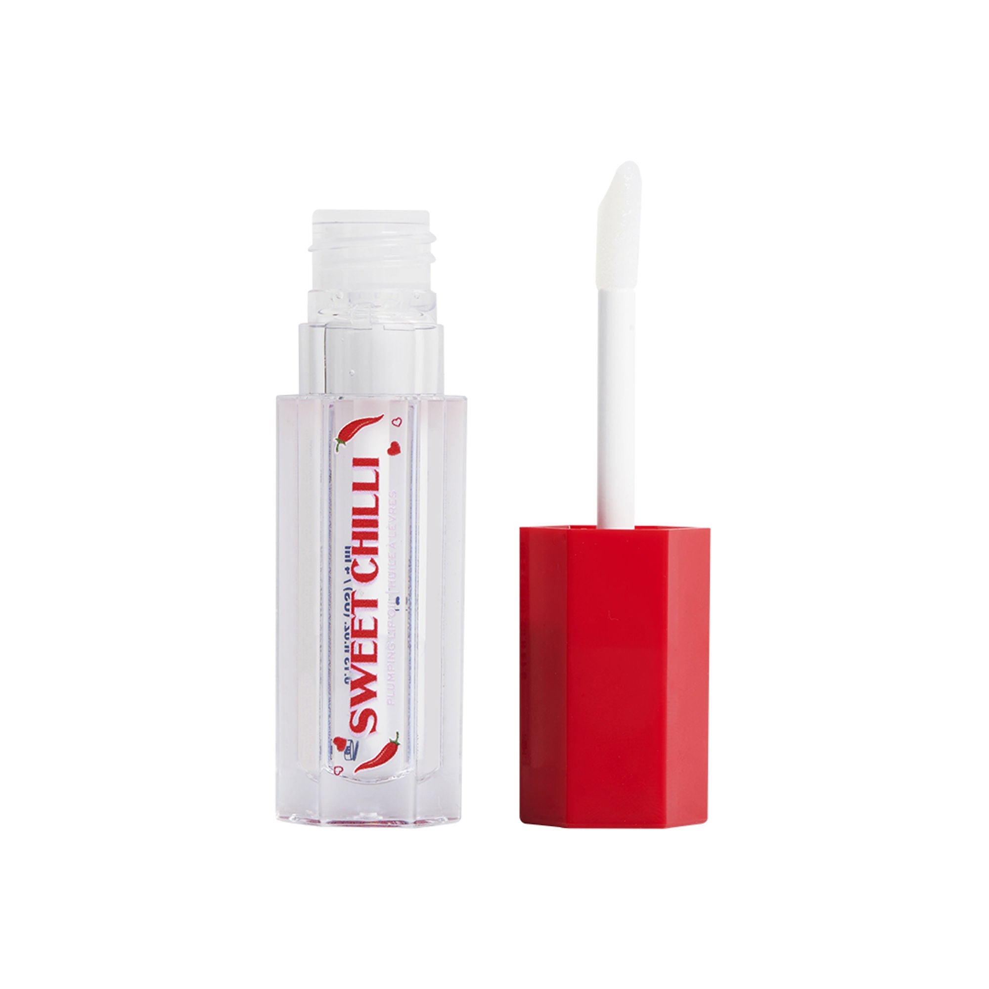 Makeup Revolution Heart Revolution Sweet Chilli Plumping Lip Oil - Clear