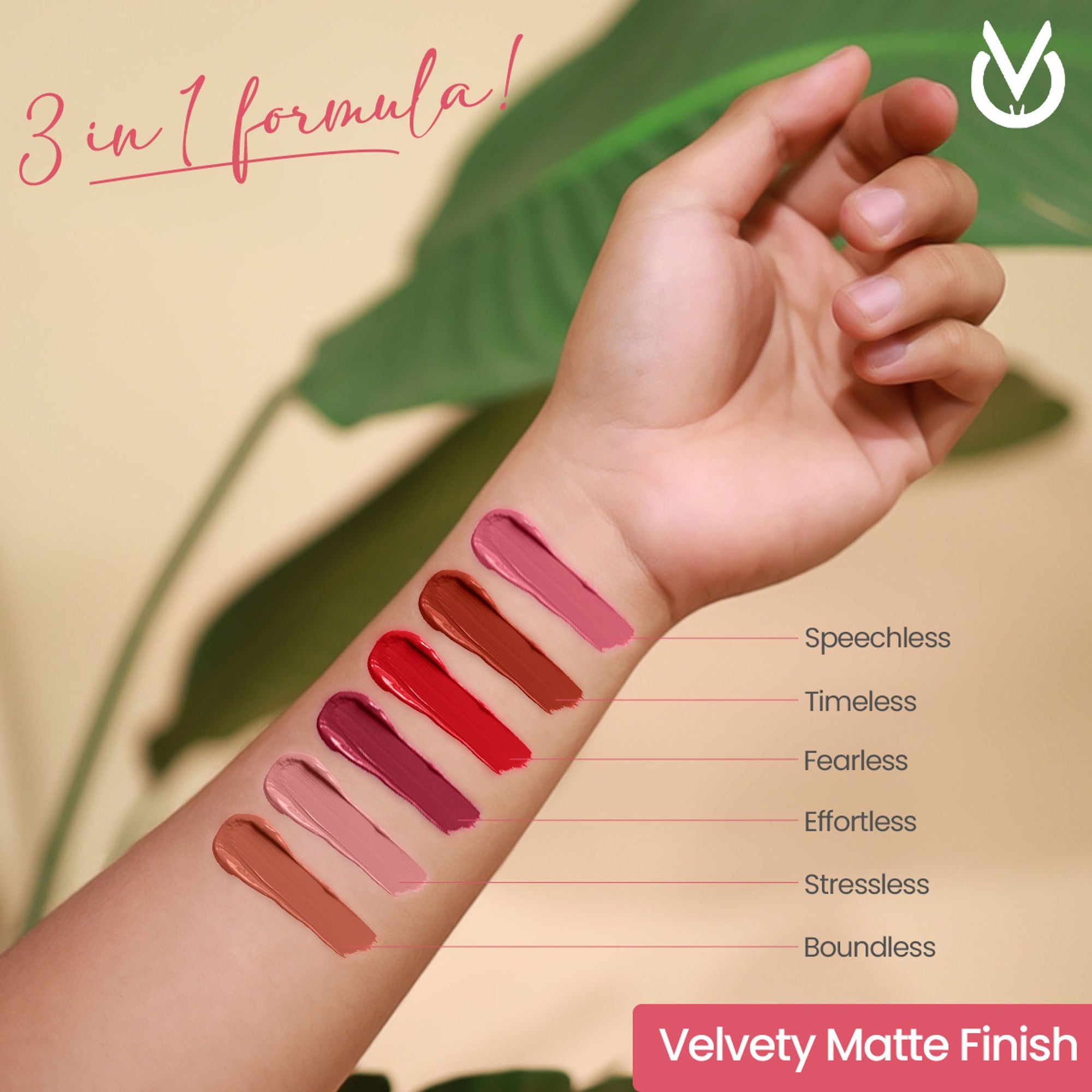 CHIPMUNK Lip It Right Liquid Matte Lipstick - 61 Speechless