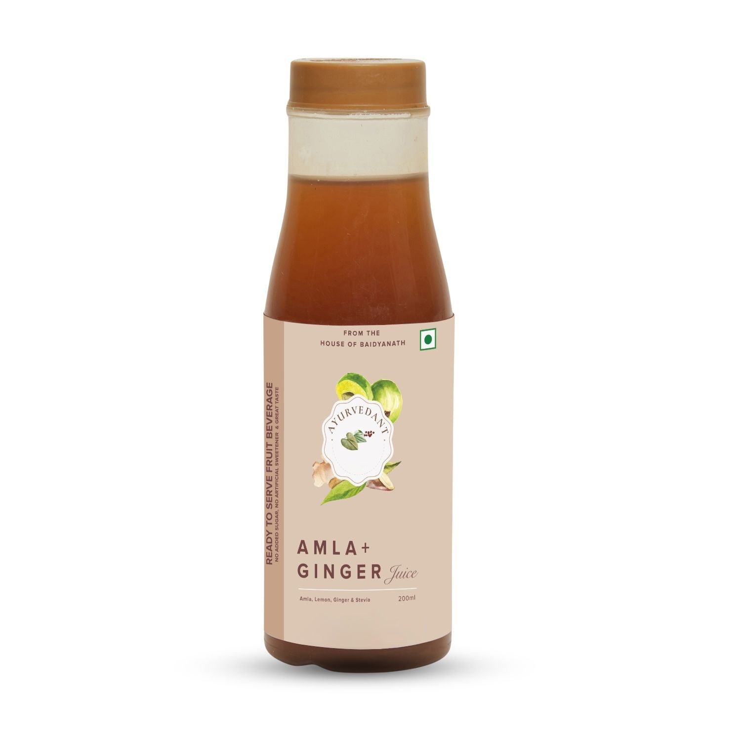 Amla Ginger Ready To Drink Juice(Buy 1 Get 1 Free) 200ML - Image 1