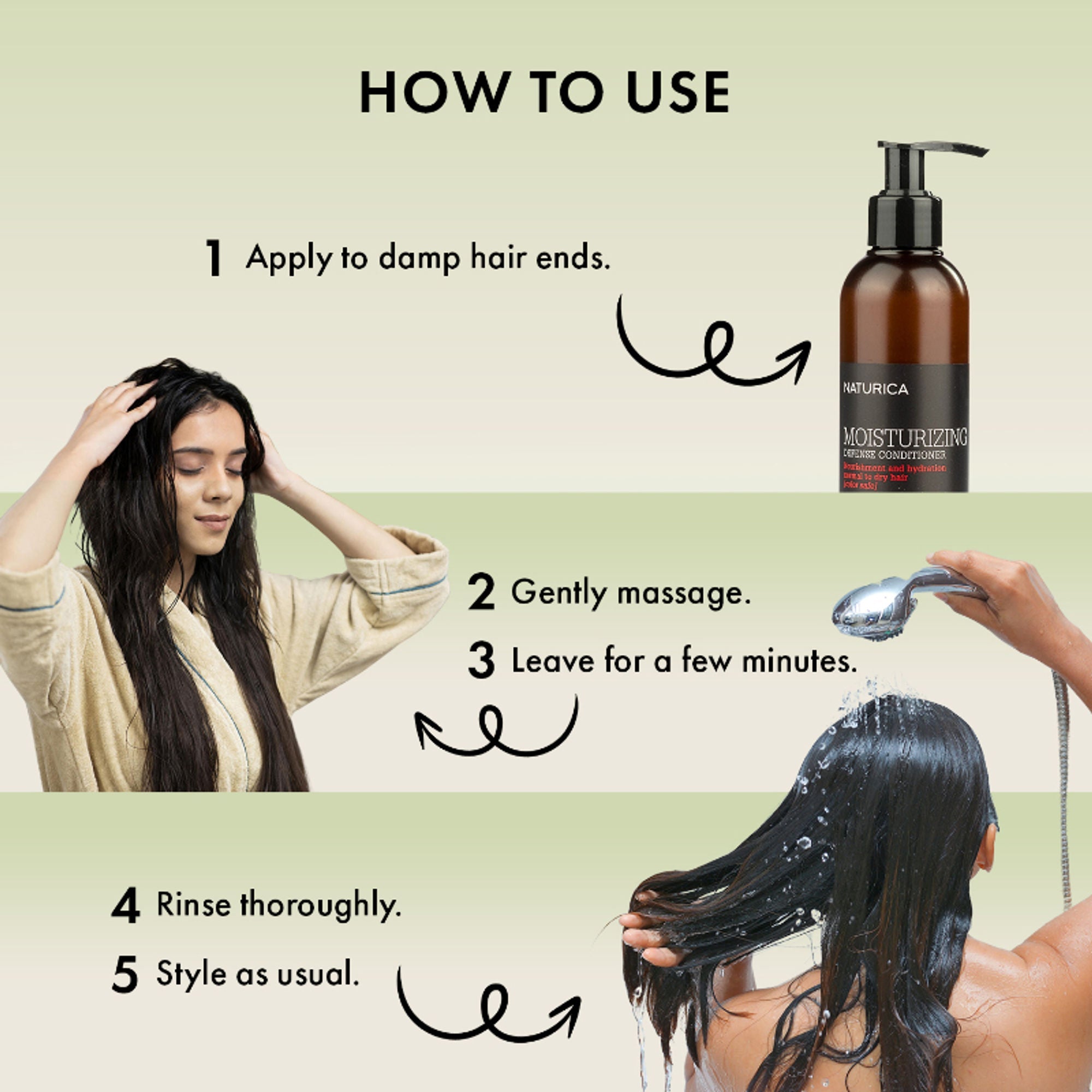Naturica Moisturizing Defense Conditioner for Dry and Frizz Hair, Nourish with Grape oil & Keratin
