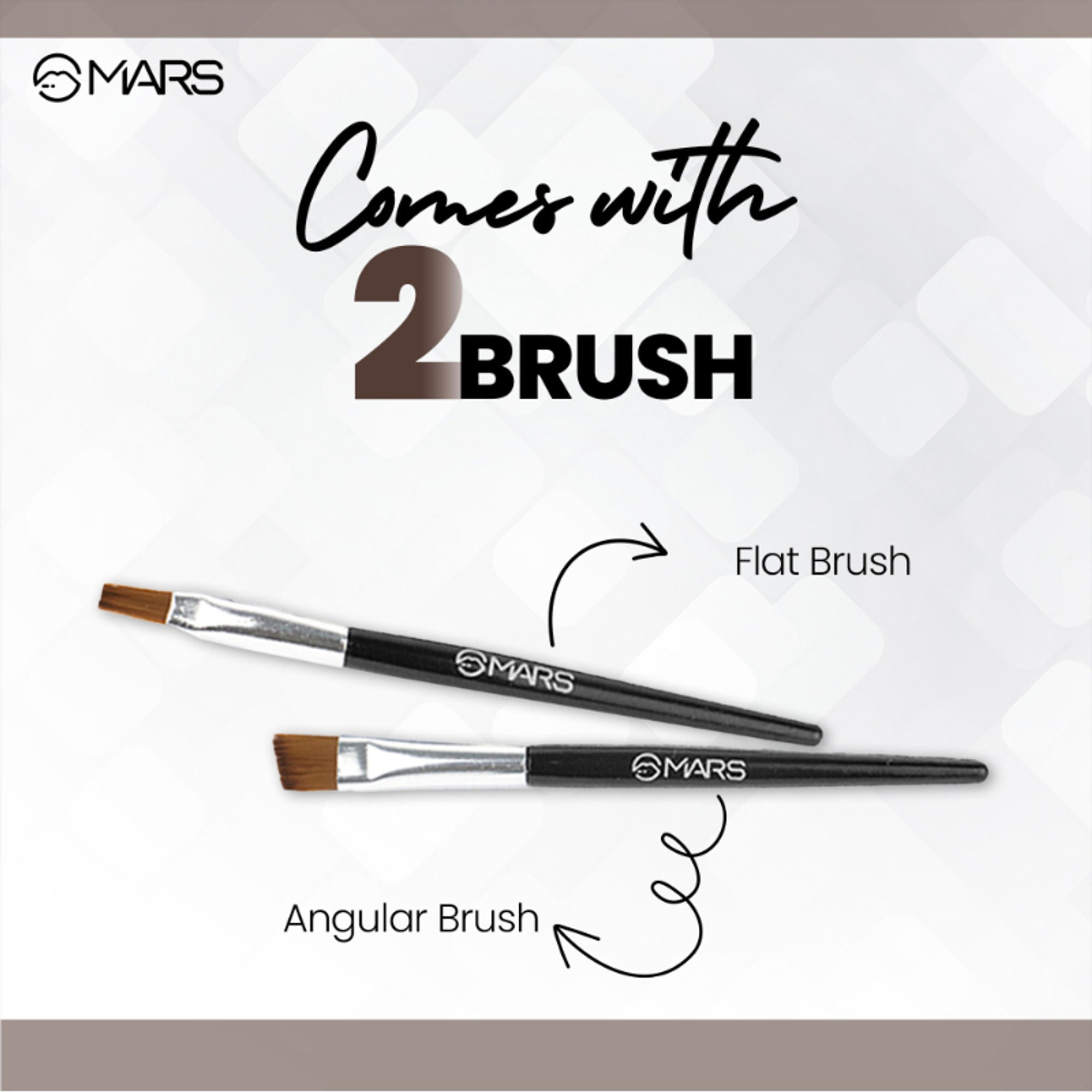 MARS Cosmetics 2-In-1 Hue Gel Eyeliner With 2 Brush Set - 2