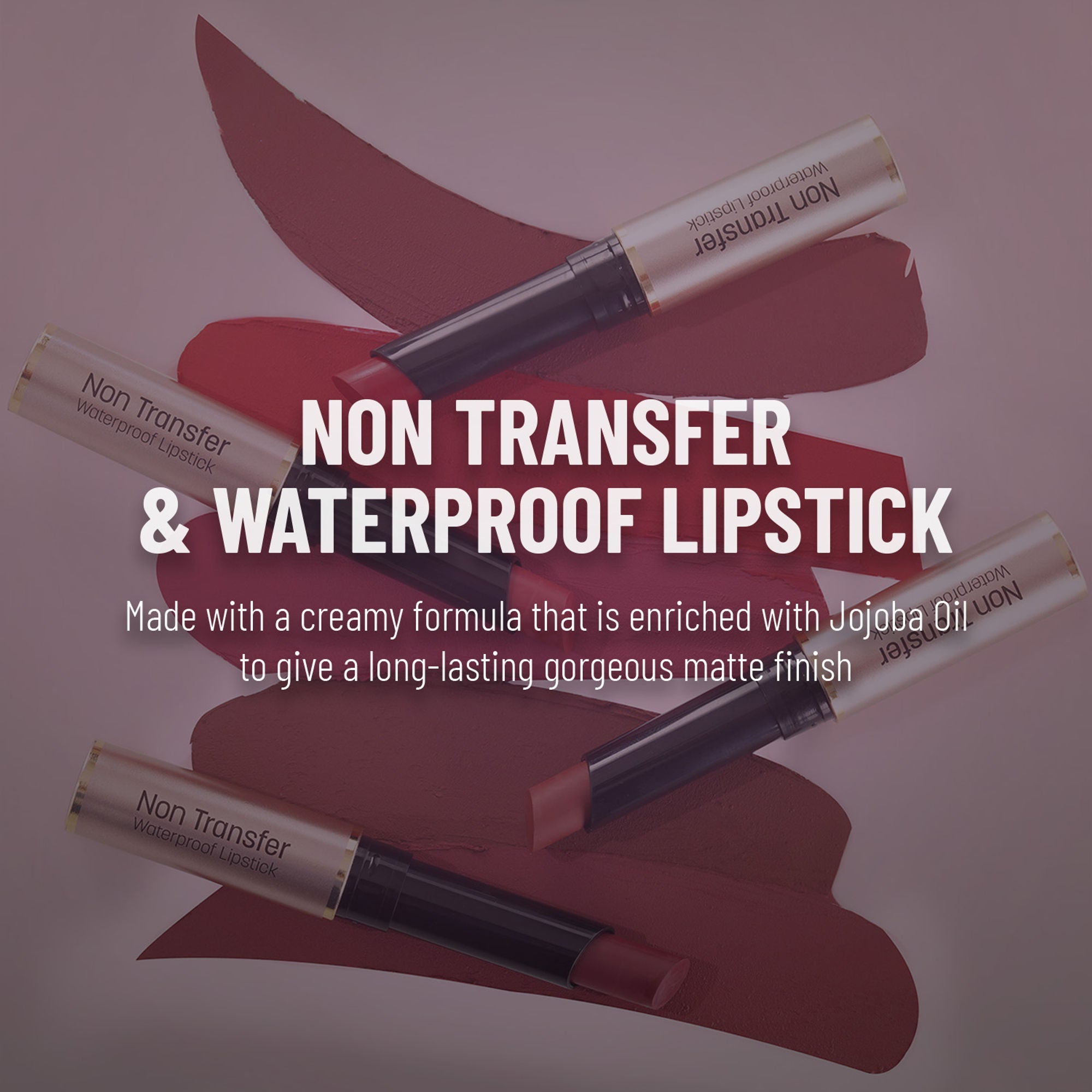 Swiss Beauty Non Transfer Waterproof Lipstick - 403 Cupid Pink